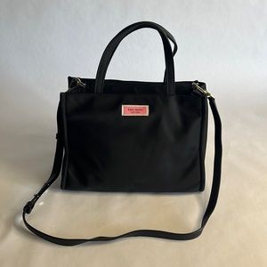 Kate Spade New York Small Black Nylon Cross Body Bag